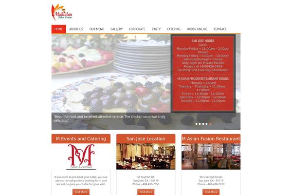 Site using Easy-restaurant-menu-manager plugin