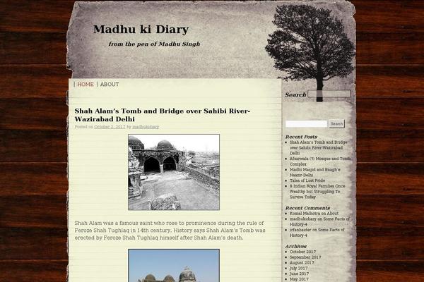 Rustic theme site design template sample