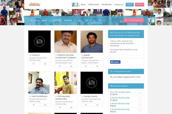 Mm theme site design template sample