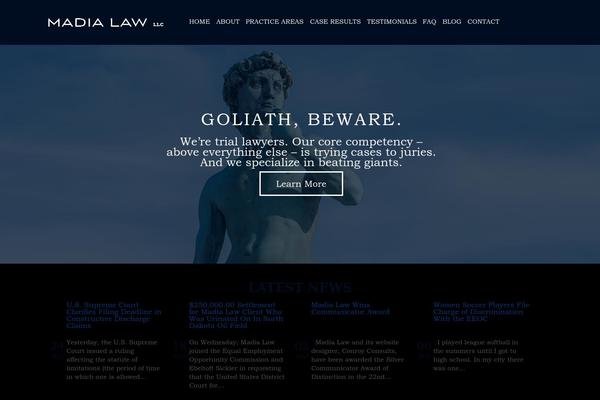 Thesis 1.8.4 theme site design template sample