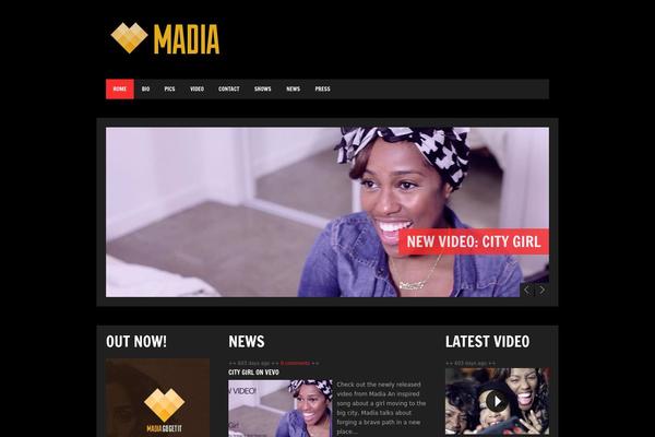 Soundboard theme site design template sample