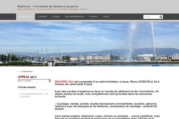 Site using Google Website Translator by Prisna.net plugin