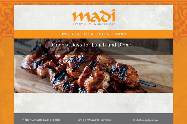Mataam theme site design template sample