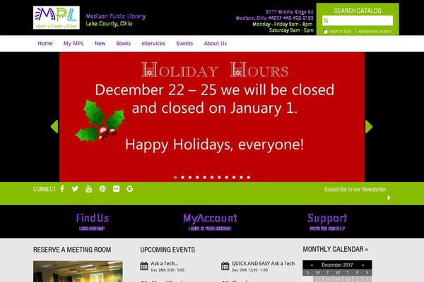 madison-library.info site used Mpl