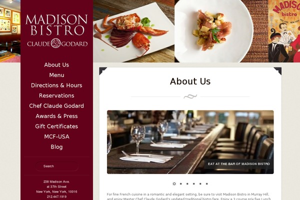 Eatery theme site design template sample
