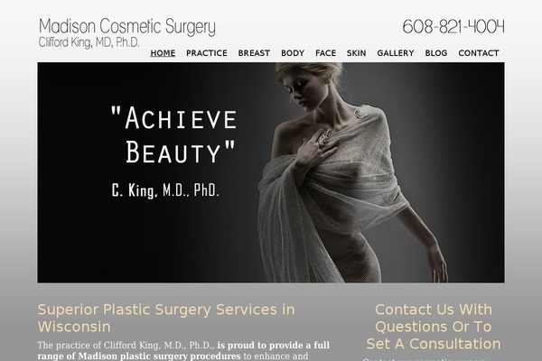 Madison theme site design template sample