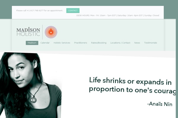 Salient theme site design template sample