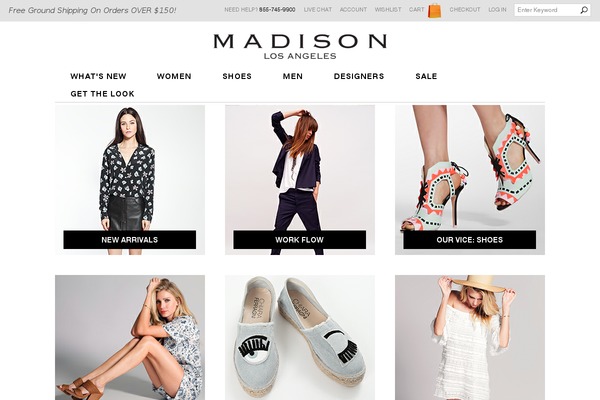 Madison theme websites examples