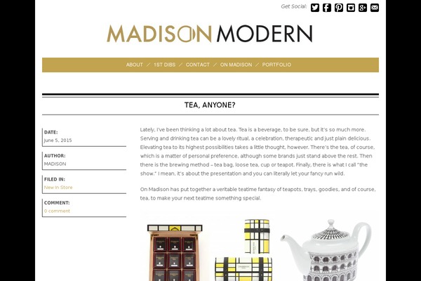 madisonmodernblog.com site used Dorothy
