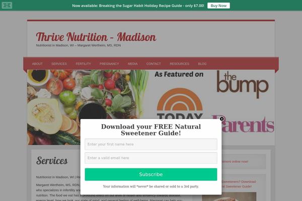zeeTasty theme site design template sample