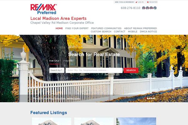 Site using Real Estate Website Builder plugin