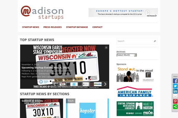 Max Magazine theme site design template sample
