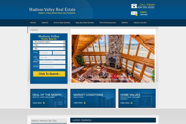 madisonvalleyrealestate.com site used Tizishtheme