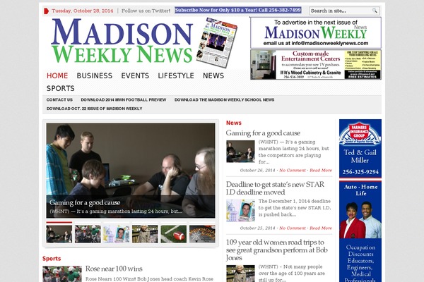 Advanced Newspaper theme site design template sample