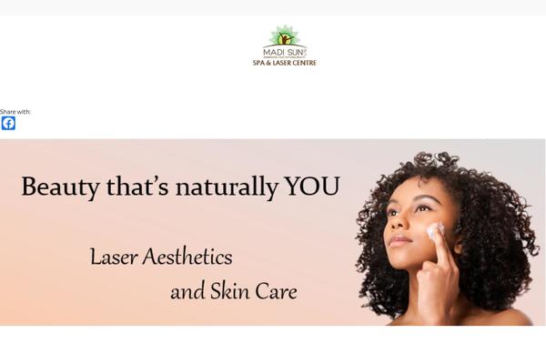 Beautypress theme site design template sample
