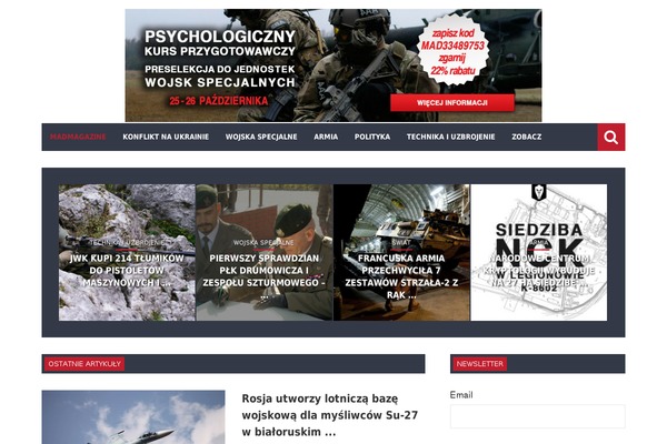 madmagazine.pl site used Magazine-power