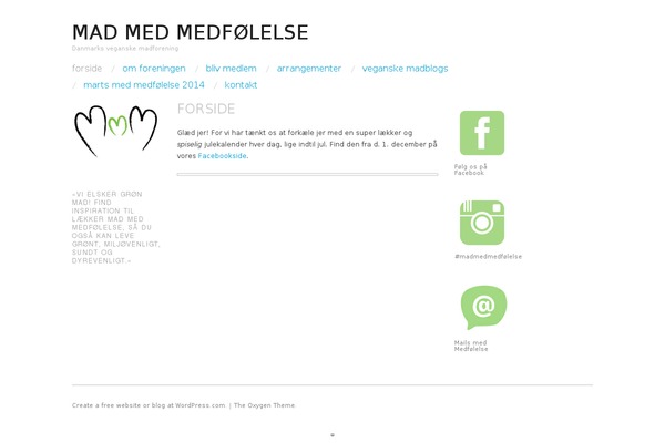 Mmm theme site design template sample