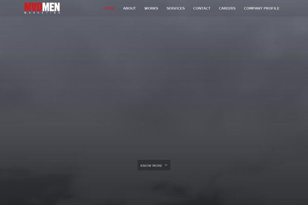 North theme site design template sample