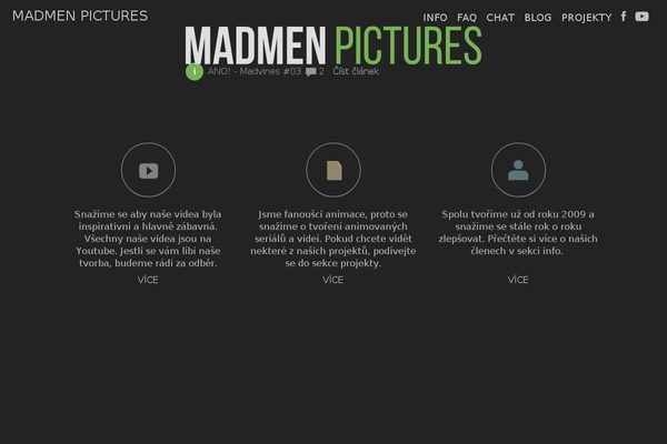 Vantage theme site design template sample