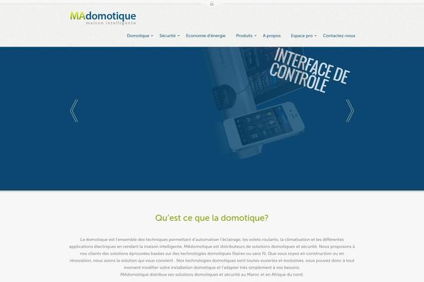Optima theme site design template sample