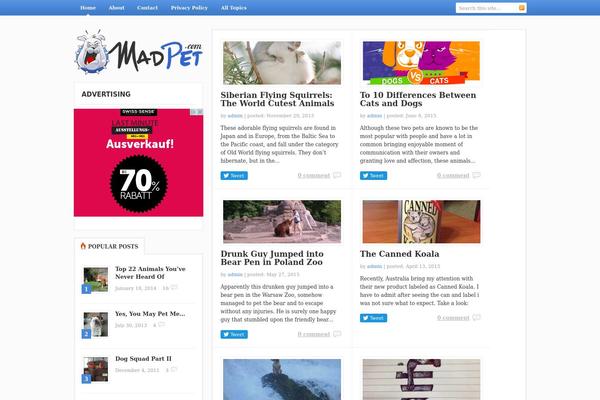 Smartblog theme site design template sample