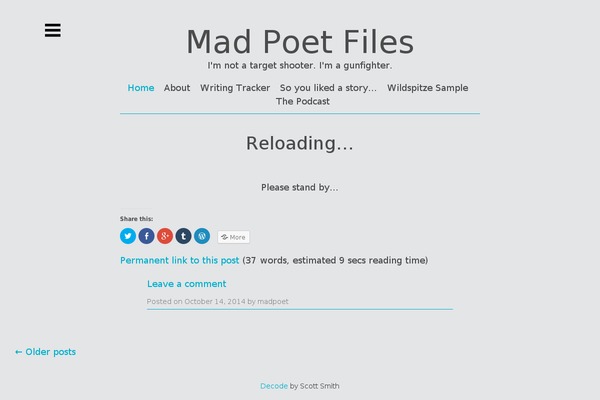 Decode theme site design template sample