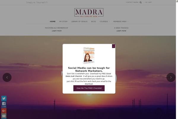 Site using WP Social Icons plugin