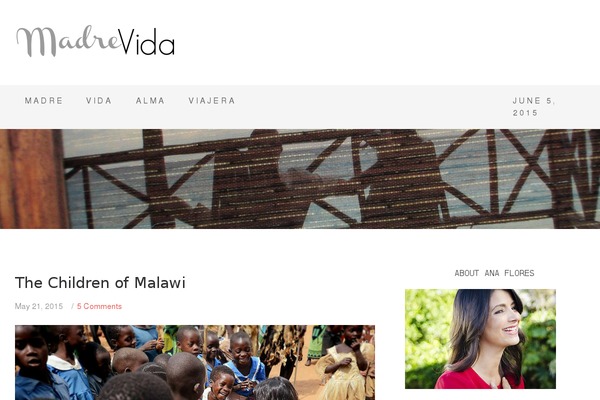 madrevida.com site used Beautiful Pro Theme