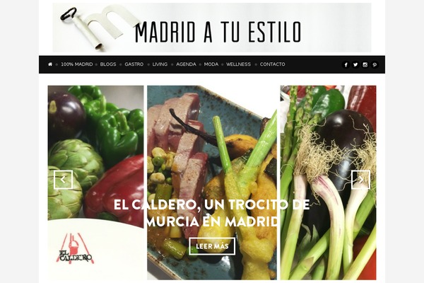 Marroco theme site design template sample