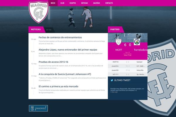 Equipo theme site design template sample