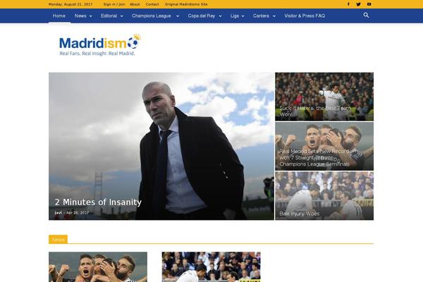 Site using Fastest Live Scores - Football Widgets plugin