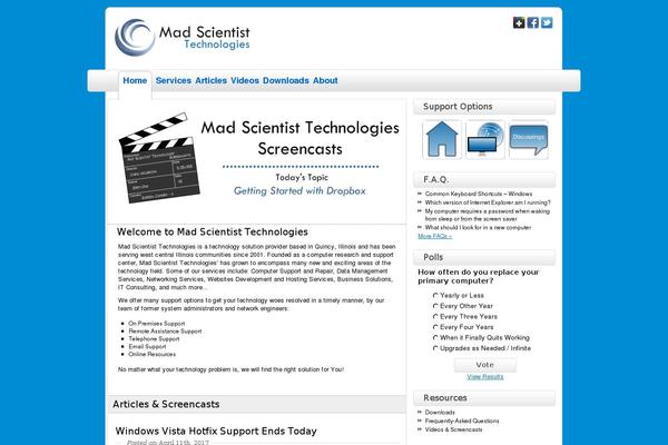 madscitech.com site used Madscitech-2g