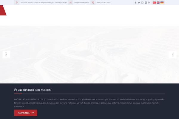 Denge theme site design template sample