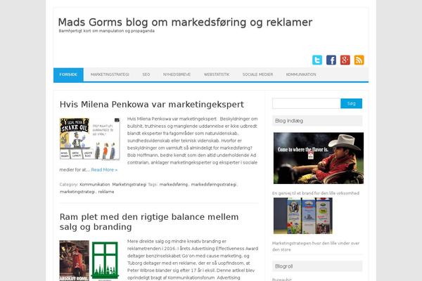 Site using Really Simple Share plugin