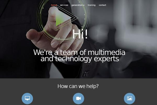 Blade theme site design template sample
