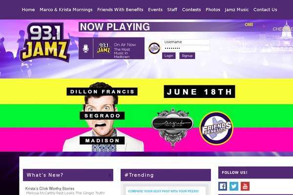 Site using Advertise plugin