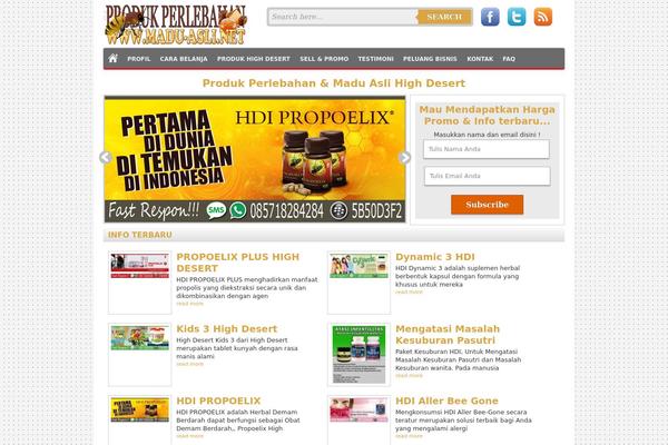 madu-asli.net site used Bisnis