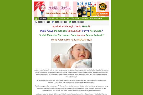 Toko Landing theme site design template sample