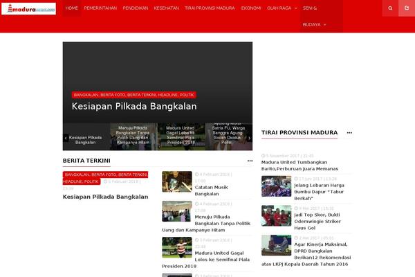 Bloggingpro theme site design template sample