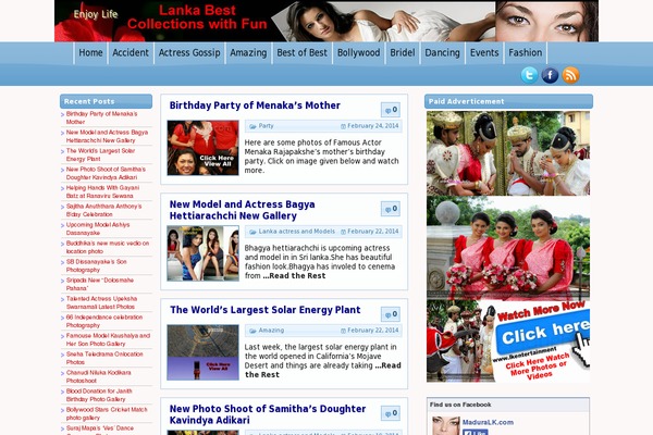 Bombax theme site design template sample
