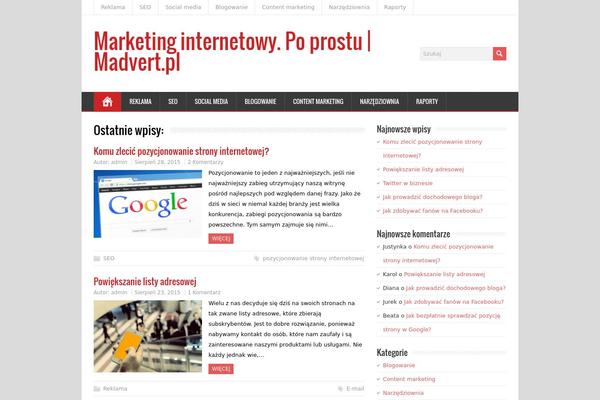 madvert.pl site used MineZine