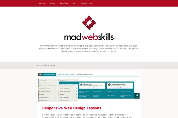 Satu theme site design template sample