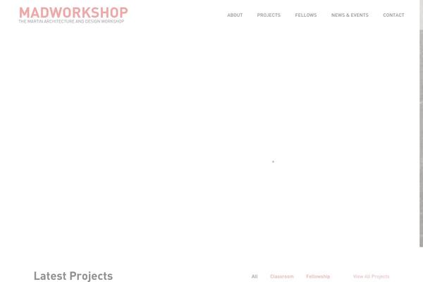 Bauhaus theme site design template sample
