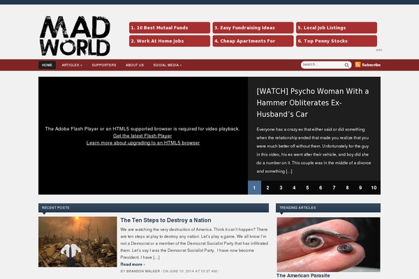MH Magazine theme site design template sample