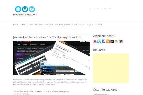 Site using Easy Social Icons plugin