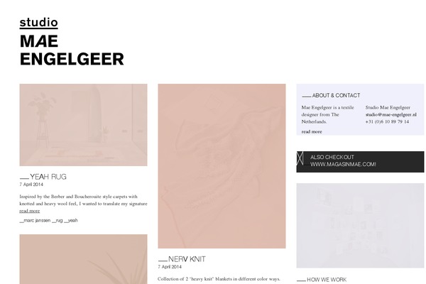 mae-engelgeer.nl site used Mae