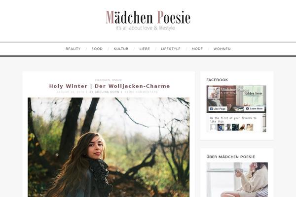 Amory theme site design template sample