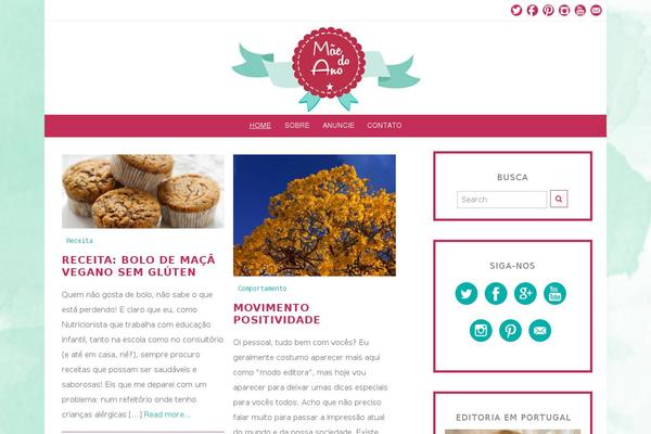 Isabelle theme site design template sample
