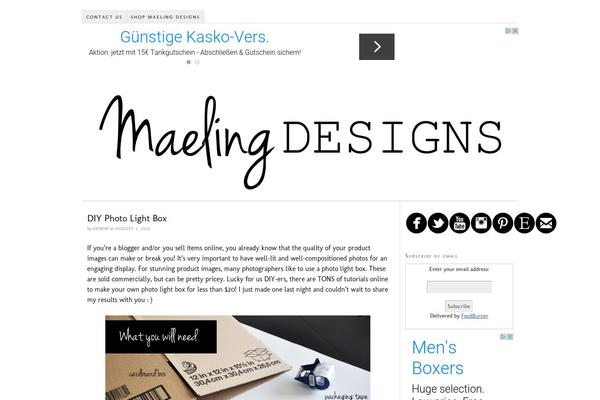 Thesis 1.8.5 theme site design template sample