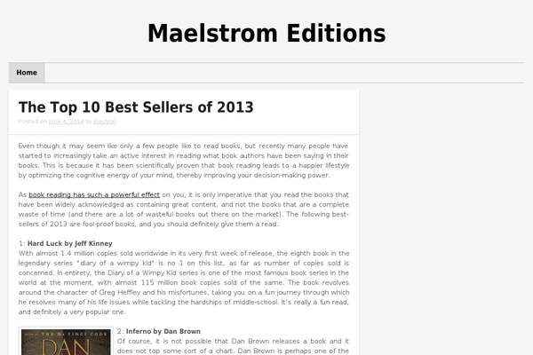 Rundown theme site design template sample